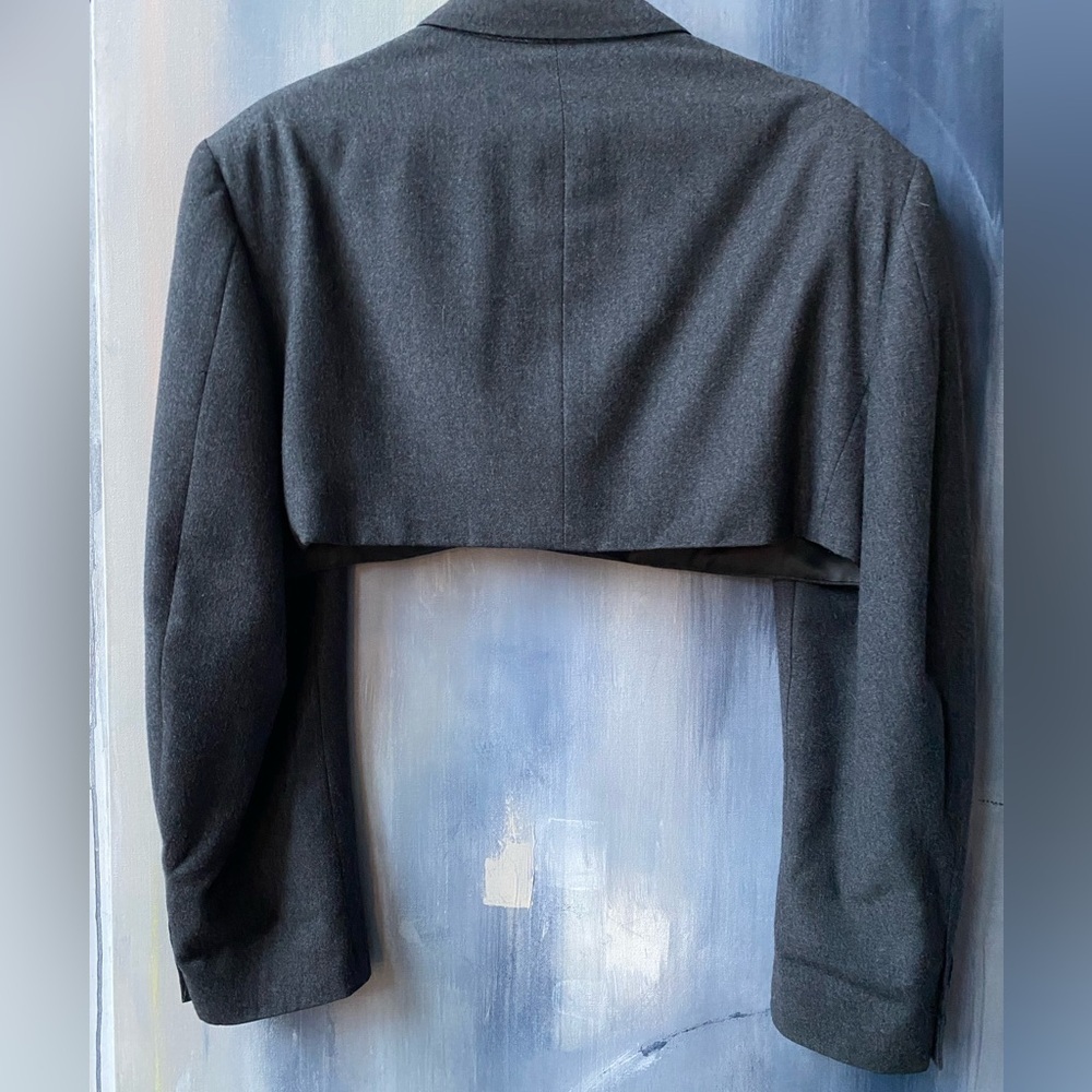 Vintage Upcycled Cropped Blazer LilyLilyL X Ninoi Cerruti - Picture 5 of 11